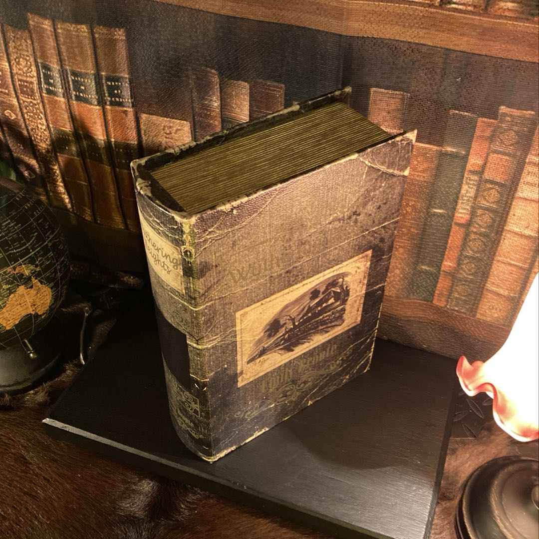 3点セット｢シークレット・ボックス＆アーティフィシャルフラワー＆コットンレース｣ シークレットブック アメリカンビンテージ レトロアメリカン 男前インテリア ブルックリンスタイル アメリカンカジュアル デスクオブジェ オールドアメリカン 店舗什器 DandyLifeSpace 2