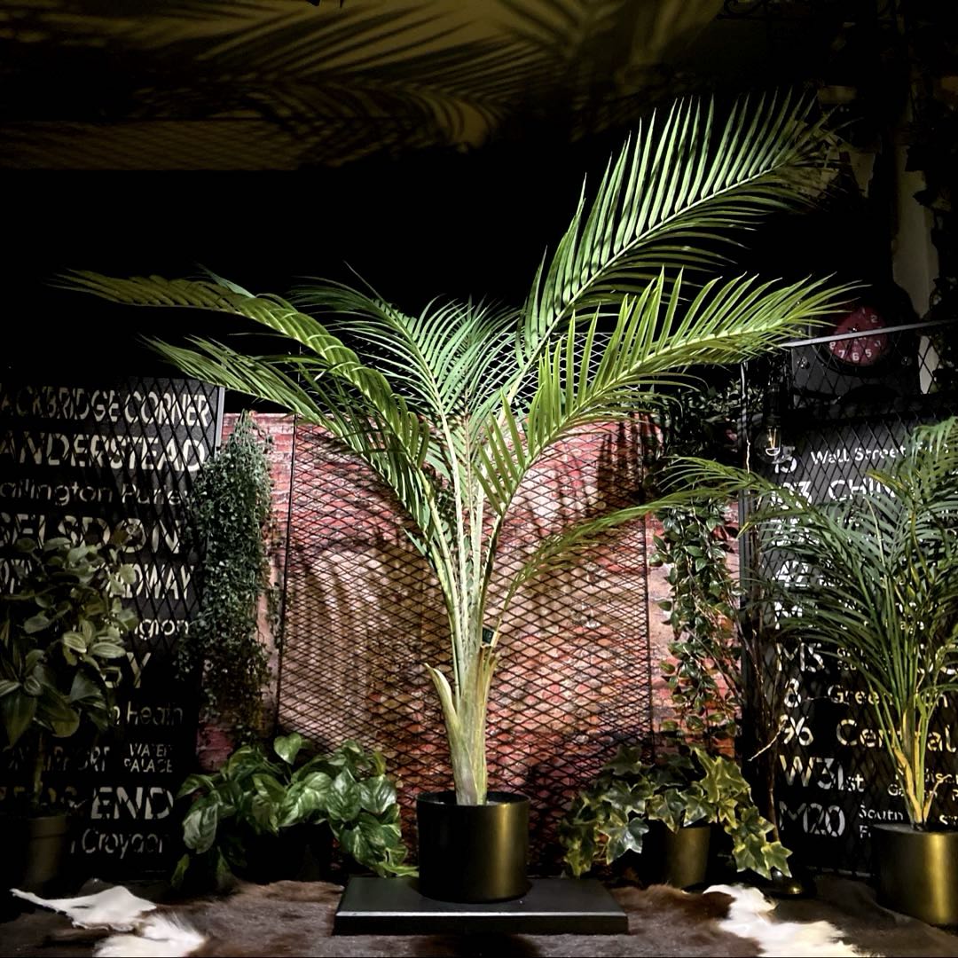 高さ120cm 大特価・送料込 人工観葉樹木｢アレカヤシ｣ 人工樹木 観葉植物 フェイクグリーン フェイクツリー ガーデニング ウエストコーストインテリア 西海岸スタイル パームツリー 店舗什器 椰子の木 ハワイアンインテリア DandyLifeSpace