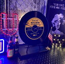 RECORD PLAYER WALL CLOCK YELLOW VERSION アメリカンビンテージ アメカジ雑貨 ガレージインテリア アメリカンカジュアル 男前インテリア オールドアメリカン レトロアメリカン アメリカンダイナー 店舗什器 店舗装飾 アンティーククロック DandyLifeSpace