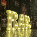 大特価3点セット「B・A・R」 LEDアルファベットオブジェ 男前インテリア カフェインテリア アメリカンビンテージ カフェアンドバー 店舗装飾 アメリカンダイナー CAFE LEDアルファベット BEER DINER ミッドセンチュリーインテリア DandyLifeSpace
