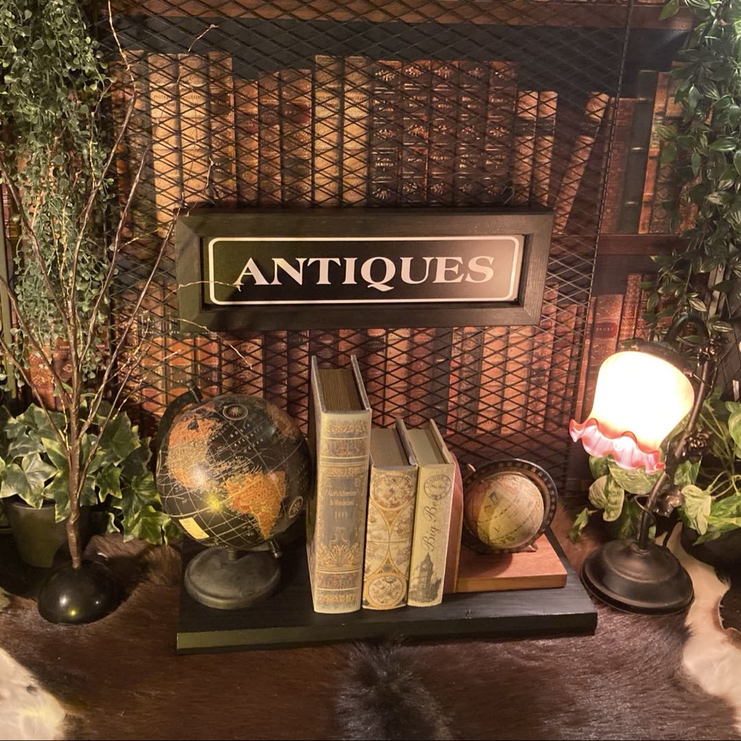 OUTLET大特価3個セット｢アンティーク・シークレット・ブック｣Type.B ブルックリンスタイル 男前インテ..