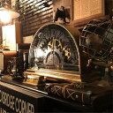 INDUSTRIAL!! 高級 GEAR ANTIQUE CLOCK!! (置時計) ブルックリンインテリア 男前インテリア インダストリアル BROOKLYN アメリカンビン..