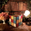 ｢Rubik 039 s Cube Style｣ 陶器製 高級オーナメント アメリカンビンテージ カフェインテリア ガーデニング アメリカンアンティーク エクステリア オールドアメリカン レトロアメリカン フラワースタンド 店舗什器 店舗展示品 ルービックキューブ DandyLifeSpace
