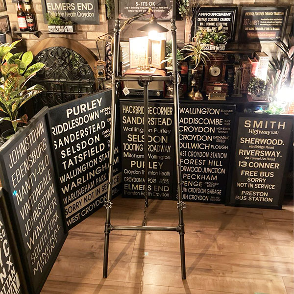 ｢INDUSTRIAL IRON EASEL STAND｣!! 画架 超大型サイズ!! ブルックリン 男前インテリア アメリカンビンテ..