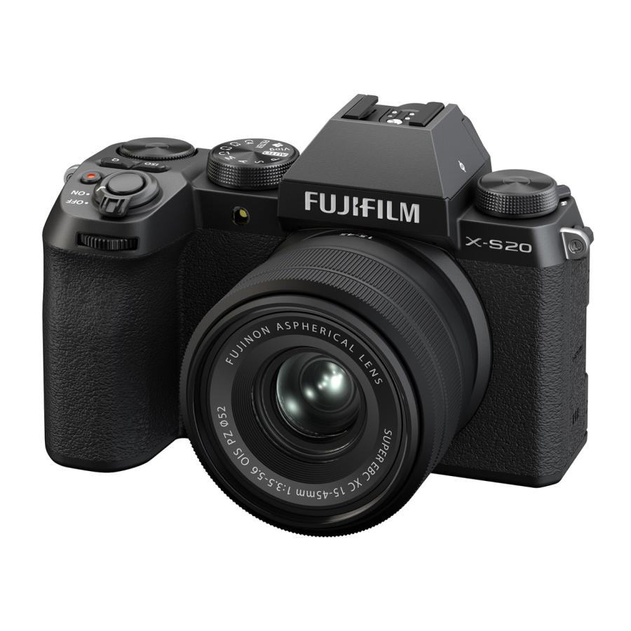 【新品】【箱訳あり】FUJIFILM X-S20 XC15-45mm F3.5-5.6 OIS PZレンズキット 日英2言語設定モデル 4547410556285