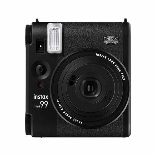 商品説明商品名 富士フイルム インスタントフィルム INSTAX MINI99 詳細 使用フィルム：富士フイルム インスタントフィルム INSTAX MINI 写真画面サイズ：62mm × 46mm レンズ：沈胴式レンズ 2群2枚構成　f＝60mm 1：12.750枚 ファインダー：実像式ファインダー 0.37倍 ターゲットマーク付き、マクロモード用視差補正機能付き 撮影範囲：手動3点切り替え式（0.3m～0.6m／0.6m～3.0m／3.0m～∞） 撮影範囲:0.3m～∞ シャッター：プログラム式電子シャッター 1.8秒～1/400秒、バルブモード（開放時間 最大10秒）、シャッターボタン（縦位置撮影／横位置撮影） 露光調節：自動調節 連動範囲:LV5.0～14.8（ISO 800） 露光補正（濃淡コントロール）:－5/3EV、－2/3EV、＋2/3EV、＋1EV フィルム送り出し：電動式（自動排出） フィルム現像時間：約90秒（現像時間は気温によって変動します） フラッシュ：自動発光オートフラッシュ（自動調光）、インドアモード（スローシンクロフラッシュ）、強制発光モード、発光禁止モード、赤目補正モード 充電時間:6.5秒以内（フル充電バッテリー使用時） フラッシュ撮影距離:0.3m～2.7m 電源：バッテリー NP-70S（1個） 撮影可能枚数：約10パック（当社試験条件による） オートパワーオフ時間：5分間 セルフタイマー：電子式 作動時間:約10秒 液晶表示：撮影モード（インドア、 スポーツ、2重露光、バルブ）フラッシュ制御モード、セルフタイマーモード、バッテリー残量、カラーエフェクト、フィルムカウンター（残数表示式） その他：三脚穴、マニュアルビネットスイッチ 大きさ（W×H×D）：103.5mm×117.5mm×60.0mm（突起部除く） 質量：340g（バッテリー、ストラップ、フィルム別） 注意事項 ※製品の故障・初期不良等に関しては直接メーカーサポートへお問い合わせください。弊社での交換・返品対応は不可となりますので、予めご了承の上ご購入お願い致します。