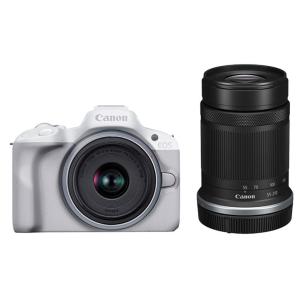 新品 あす楽 キヤノン / CANON EOS R50 ダブルズームキット ミラーレスカメラ EOSR50WH-WZK ホワイト 4549292205336