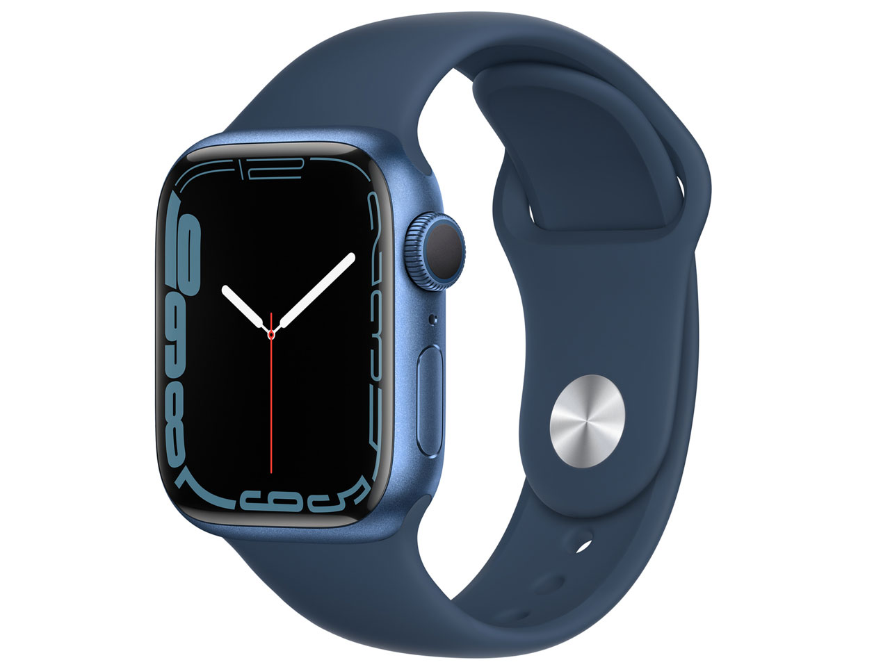 [新品] 保証未開始 Apple Watch Series 7 GPSモデル 41mm MKN13J/A [アビスブルースポーツバンド] アップルウォッチ 4549995257878
