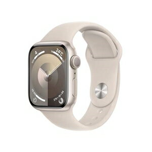 新品未開封 あす楽 Apple アップル Apple Watch Series 9 GPSモデル 41mm MR8U3J/A スターライトスポーツバンド M/L 4549995400823