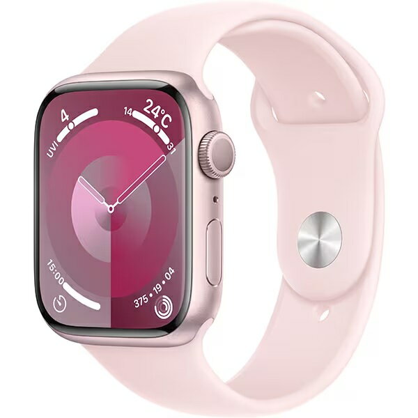 新品未開封 あす楽 Apple Watch Series 9 45mm [ MR9G3J/A ] ピンク/ライトピンクスポーツバンド S/M 4549995400977