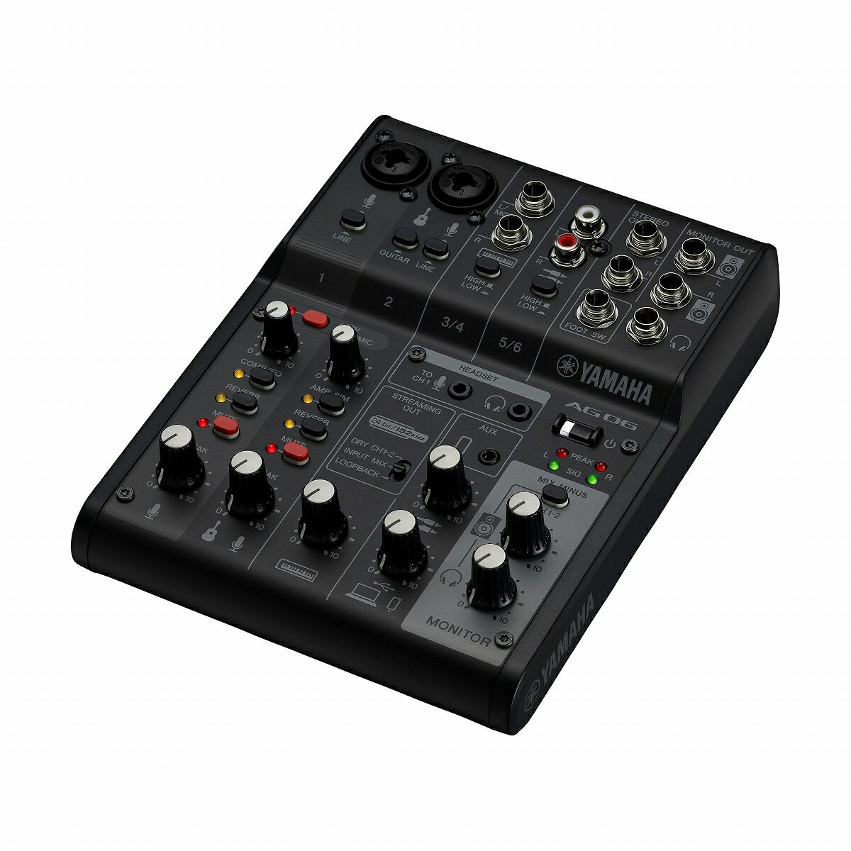 [新品] ヤマハ ライブストリーミング ミキサー 配信用ミキサー AG06MK2 ミキシングコンソール ウェブキャスティングミキサー 4957812677370