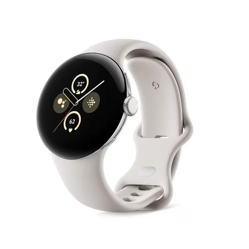 新品未開封 Google Pixel Watch 2 Wi-Fiモデル GA05031-GB [Polished Silver アルミケース/Porcelain ..