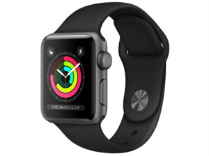 [新品] Apple Watch Series 3 GPSモデル 38mm MTF02J/A [ブラックスポーツバンド] アップルウォッチ 4549995043402