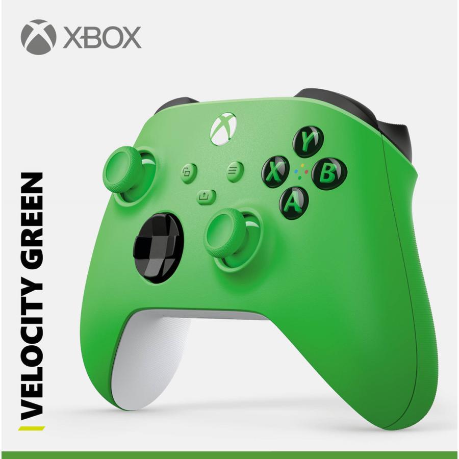 [新品] マイクロソフト Xbox ワイヤレス コントローラー ベロシティ グリーン QAU-00092 4549576187129