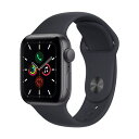 [新品] 保証未開始 Apple Watch SE GPSモデル 40mm MKQ13J/A [ミッドナイトスポーツバンド] アップルウォッチ 4549995257120･･･