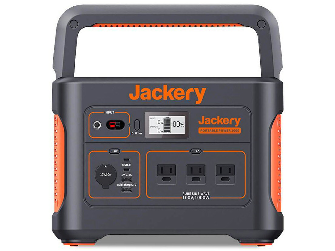 [新品] Jackery ポータブル電源 1000 大容量バッテリー 278400mAh/1002Wh 850006304509