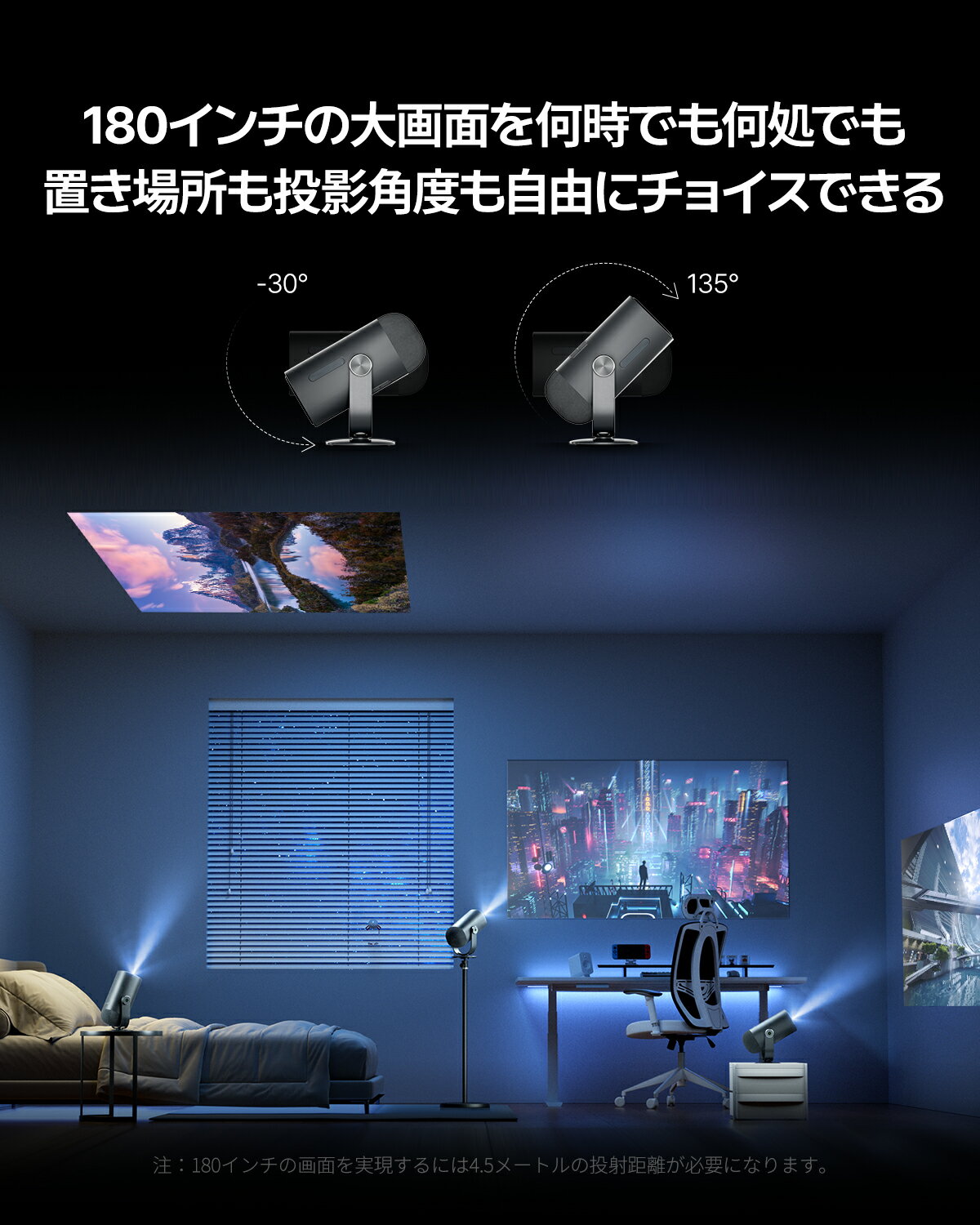 【長期保証付】AladdinX(アラジンX) Aladdin X2 Light シーリングプロジェクター 700lm フルHD PA2P22U03DJ