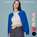 【公式】 ダニエルウェリントン ストレッチニット カーディガン Daniel Wellington 長袖 ニット Uネック ブラック ブルー オレンジ ライトグ...