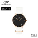 腕時計 レディース ダニエルウェリントン DW Classic Black Dover 36mm 時計 ブランド 20代 30代 ウォッチ メンズ おしゃれ 大人 かわいい 大人可愛い ホワイト 上品 かっこいい ブラック ローズゴールド ギフト プレゼント 祝い 記念 公式 保証