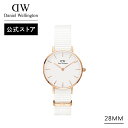 腕時計 レディース ダニエルウェリントン DW Petite Dover 28mm 時計 ブランド 20代 30代 ウォッチ おしゃれ ローズゴールド ホワイト...