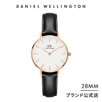 ダニエルウェリントン公式 レディース 腕時計 Petite Sheffield 28mm 革 ベルト クラシック ぺティート シェフィールド DW プレゼント おしゃれ インスタ映え ブランド 彼女 彼氏 ペアスタイルに最適