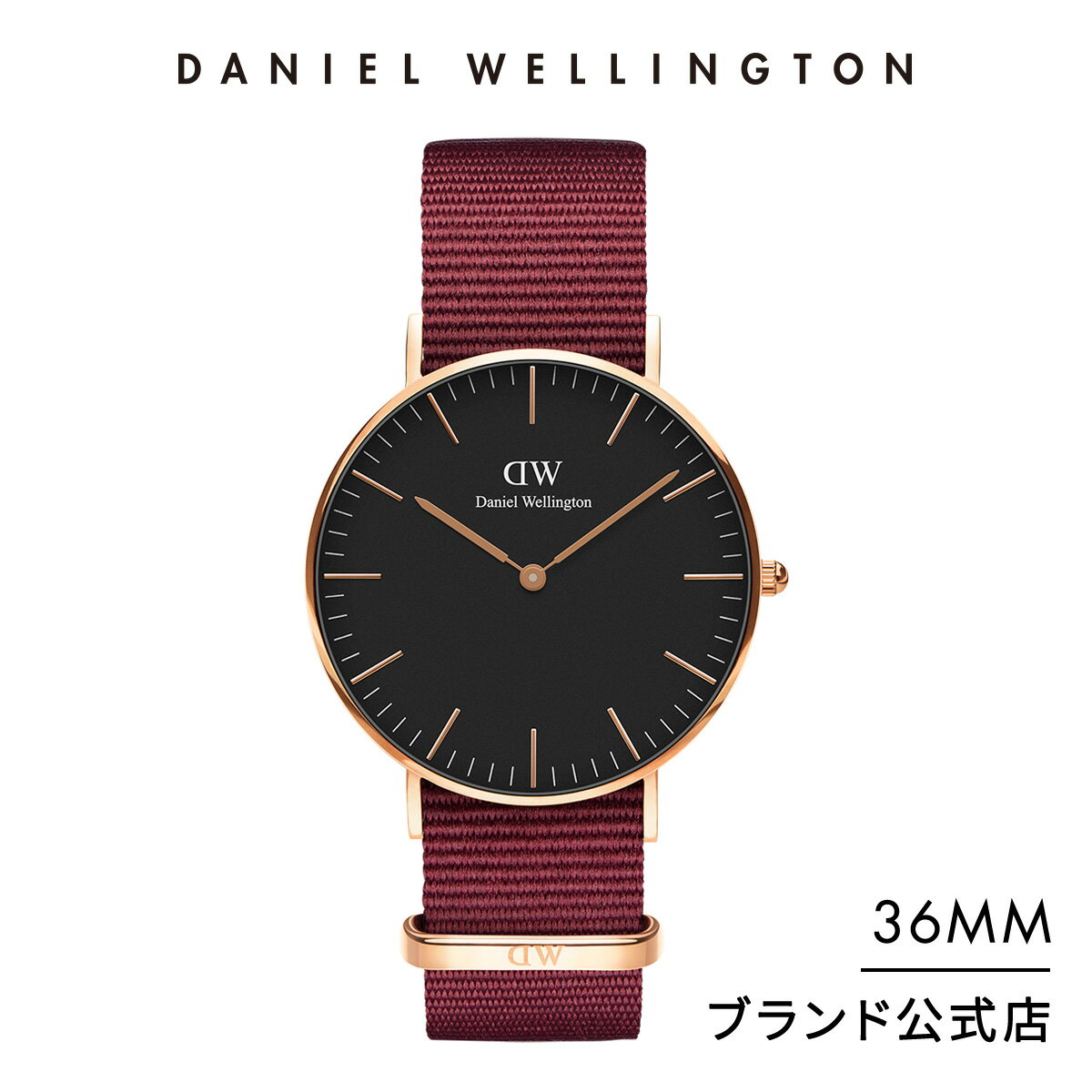 腕時計 メンズ レディース ダニエルウェリントン DW Classic Black Roselyn 36mm 時計 ブランド 20代 30代 ウォッチ おしゃれ かっこい..