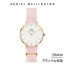 ＼4月1日迄20%OFFクーポン／ダニエルウェリントン DW 腕時計 レディース Petite Rosewater 28mm 時計 ブランド ウオッチ おしゃれ ローズゴールド ピンク 彼女 プレゼント ギフト 春 桜 シンプル