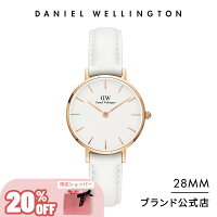 \20%OFF/ 腕時計 レディース ダニエルウェリントン daniel wellington DW レディース Petite Bondi 28mm 時計 ブランド 20代 30代 ウォッチ 革 ホワイト ローズゴールド かわいい 綺麗 おしゃれ 人気 彼女 恋人 記念日 母の日 ギフト プレゼント 祝い 記念 公式 2年保証