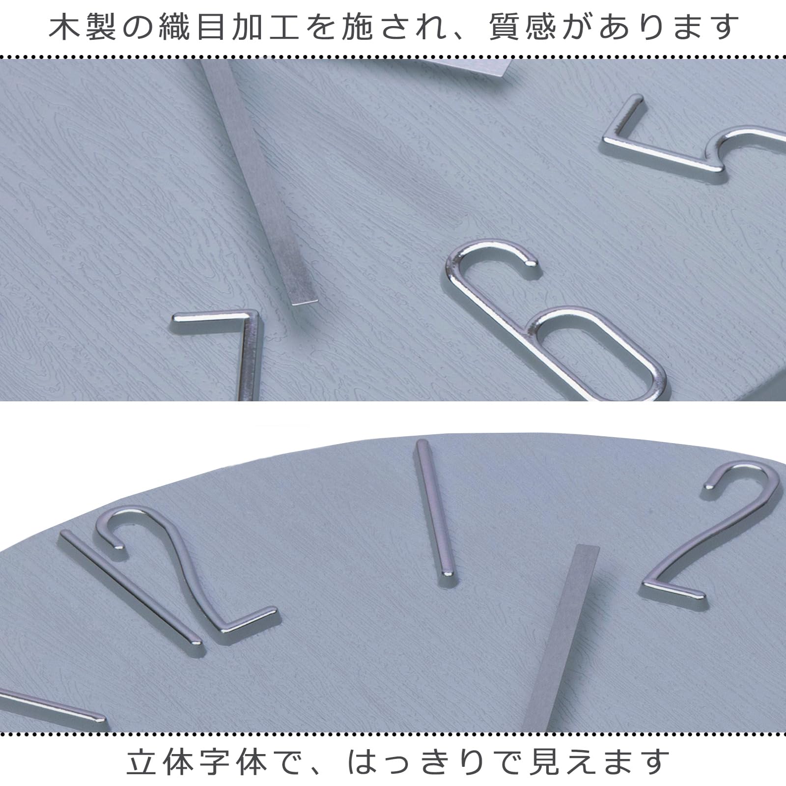 壁掛け時計 掛け時計 静音 連続秒針 可愛い 北欧風 おしゃれ シンプル 直径30cm アナログ リビングルーム 寝室用 誕生日 新築祝い [3]