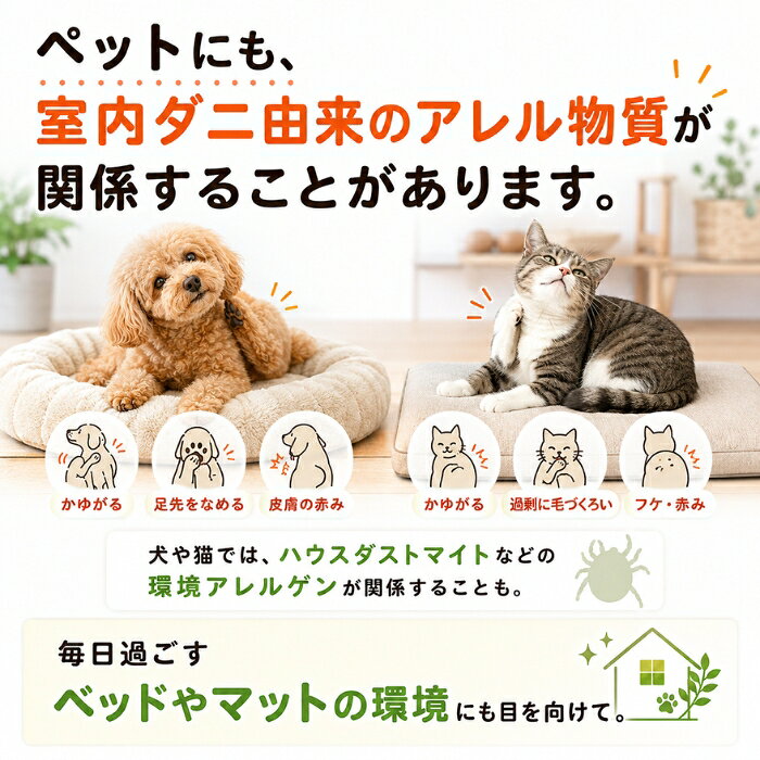 快適ダニ対策ショップのダニサルWパワーシート ペット用 2個セット　犬猫用 30×40cm 無香料 日本製 1枚入｜アングル3