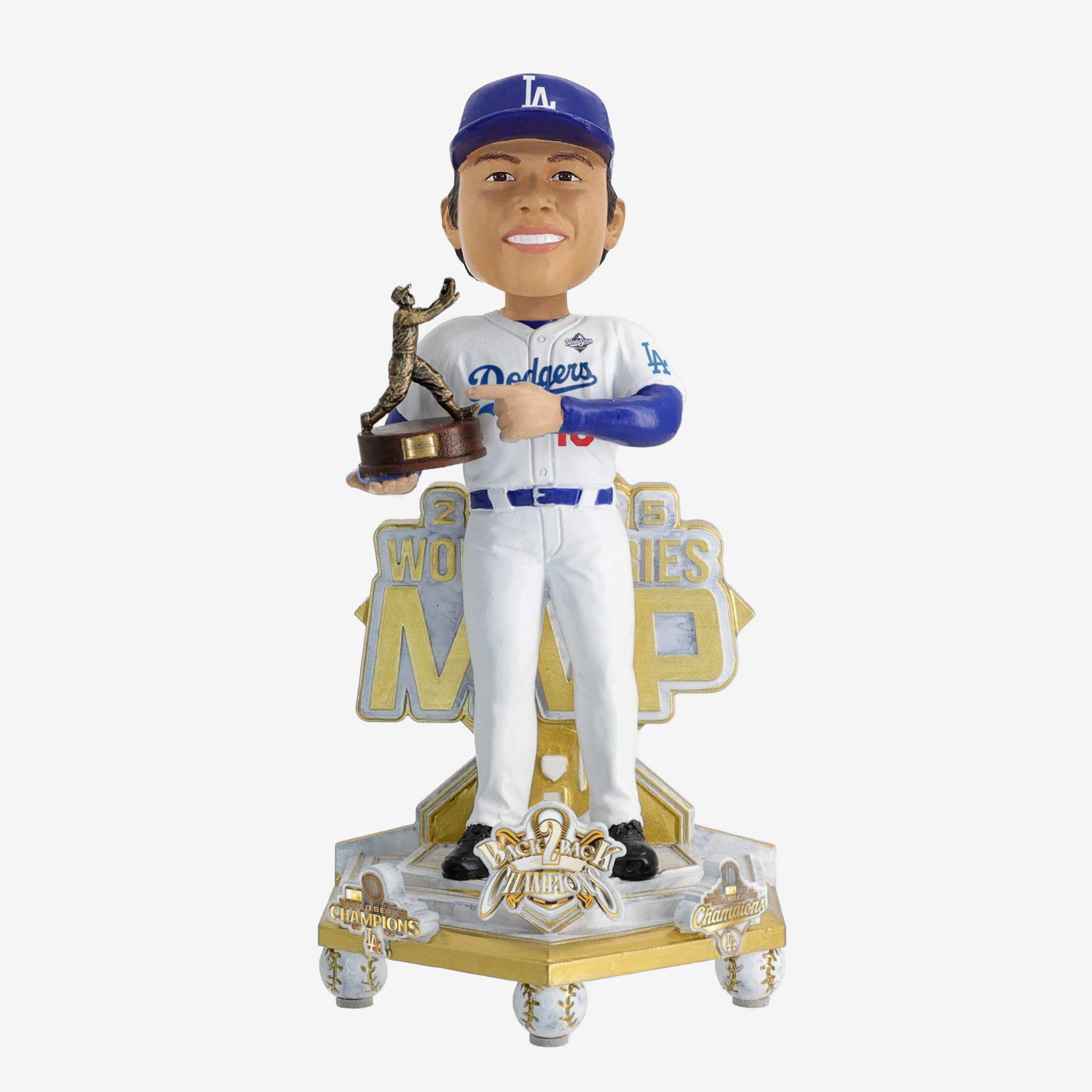 【予約商品(4月下旬発送)】【世界2025個限定】 山本由伸 2025ワールドシリーズ MVP 連続優勝 ボブルヘッド バブルヘッド ロサンゼルスドジャース