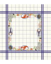 Le Bonheur des Dames クロスステッチ刺繍キット 輸入 Tablecloth Seafoodフランス　上級者