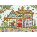 Bothy Threads クロスステッチ刺繍キット ボシースレッズ 【Cut Thru' Cat Cottage / カットスルー 猫の館】イギリス製