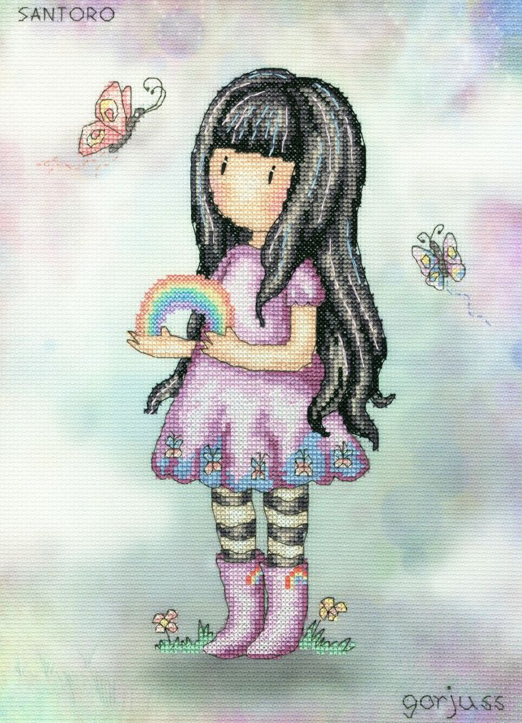 Bothy Threadsクロスステッチ 刺繍キット【Somewhere / どこか】 イギリス 初心者から中級者向き Santoro Londonデザイン