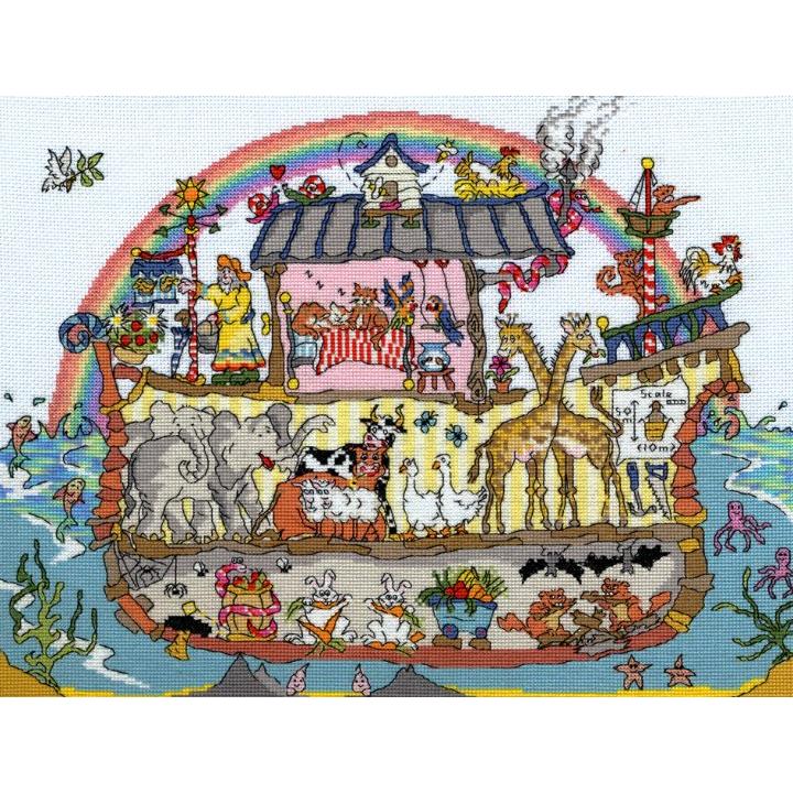 Bothy Threads クロスステッチ刺繍キット ボシースレッズ 【Cut Thru’ Noah’s Ark】イギリス製
