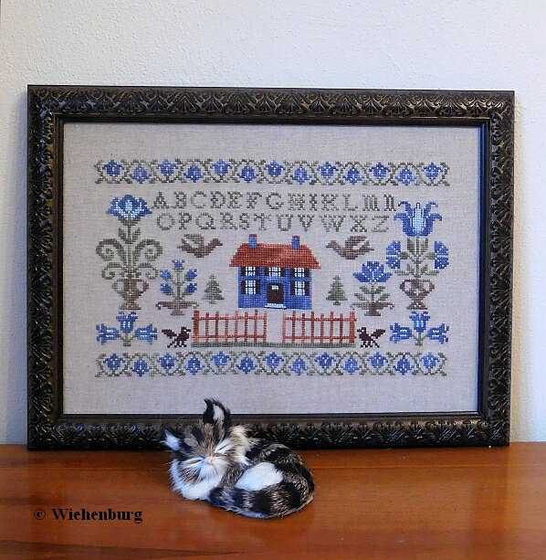 ヴィエンボルグ（ドイツ）チャート（図案のみ）Blueberry Cottag