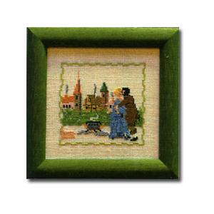 OOEクロス・ステッチ 刺繍キット 【豚飼い王子】デンマーク輸入ししゅうキット初心者から中級者向き　アイーダ アンデルセン