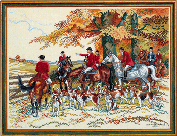 エヴァ（Eva Rosenstand社 ）クロスステッチキット　【狩猟 】　動物　北欧　デンマーク輸入ししゅうキット