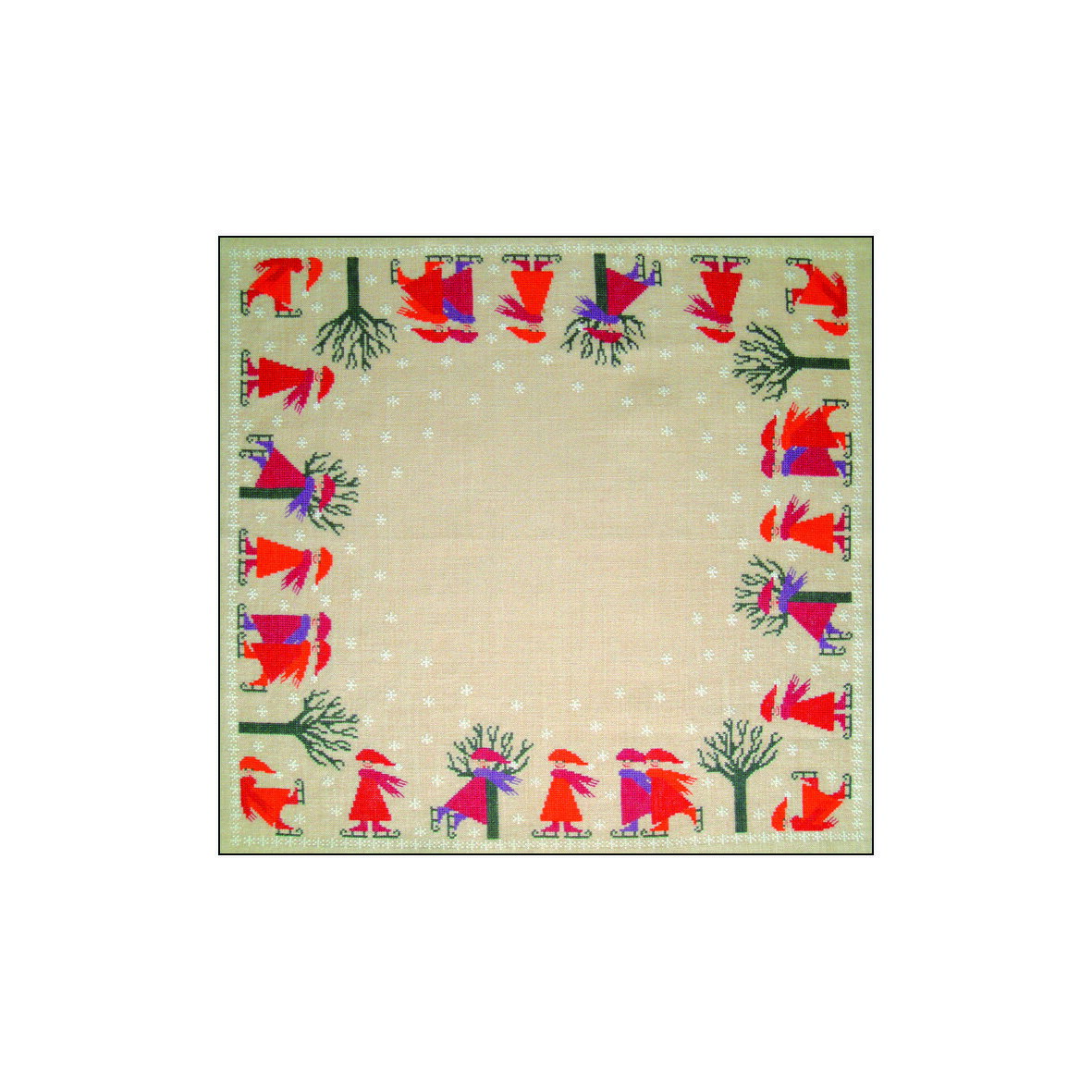 フレメ クロスステッチ 刺繍キット 【SKATING PIXIES 】　デンマーク 輸入ししゅうキット