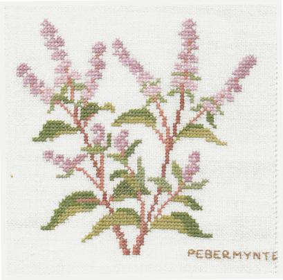 フレメ クロスステッチ 刺繍キット 【ペパーミント】 小さい作品 デンマーク 輸入ししゅうキット