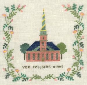 フレメ クロスステッチ 刺繍キット 【VOR FRELSERS KIRKE】 小さい作品 デンマーク 輸入ししゅうキット