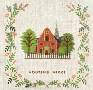 フレメ クロスステッチ 刺繍キット 【NHOLMENS KIRKE】 小さい作品 デンマーク 輸入ししゅうキット