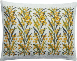 フレメ クロスステッチ 刺繍キット 【ミモザ&#160;】　デンマーク 輸入ししゅうキット クッション