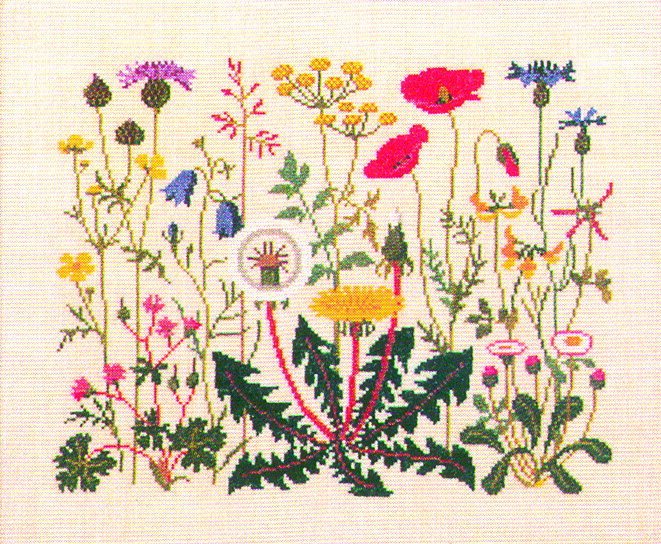 フレメ クロスステッチ 刺繍キット 【夏の花 】 野の花 デンマーク 輸入ししゅうキット