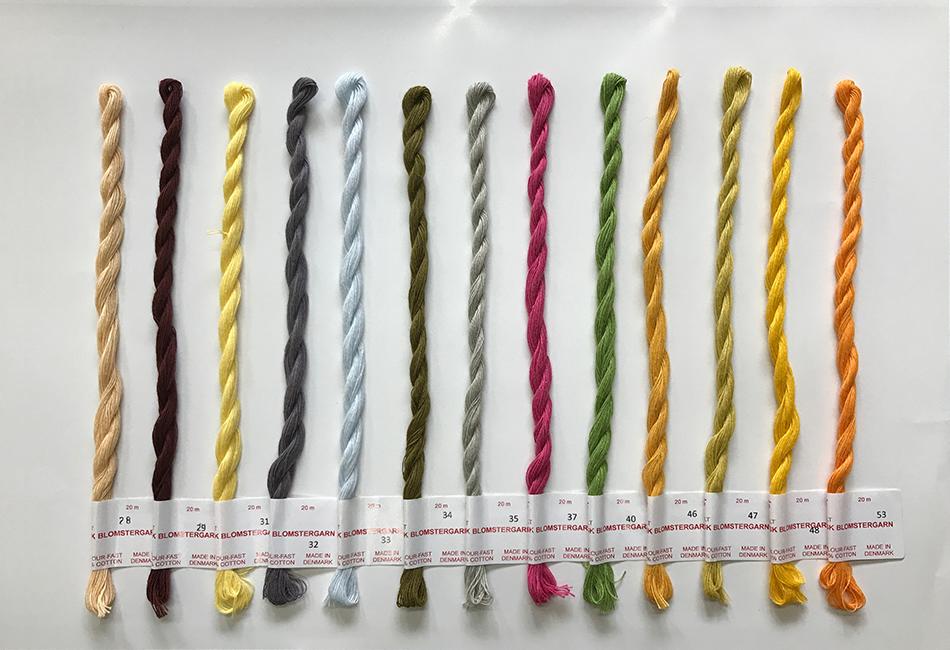 フレメ刺繍糸28から53