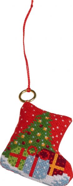 ペルミン(permin )クロスステッチ 刺しゅうキット 【Giftsのオーナメント】 デンマーク輸入ししゅうキットアイーダ 初心級者 中級者向き