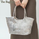 【30%OFF】【正規品】バグマティ バッグ The Bagmati トートバッグ 本革 レザー メッシュバッグ メタリック 肩掛け シルバー レディース 春夏 KU-598-ME セール 【返品不可】