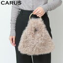 【クーポン】【正規品】CARUS カルス バッグ ファーバッグ PETIT ハンドバッグ リングハンドル ムートン 羊革 秋冬 レディース ★