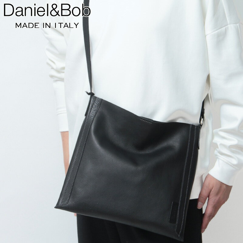 Rakuten - 【クーポン】ダニエル&ボブ バッグ Daniel&Bob ショルダーバッグ LINDO 斜めがけ A4 横入れ シュリンクレザー メンズ レディース イタリア製 リンド U593 ★