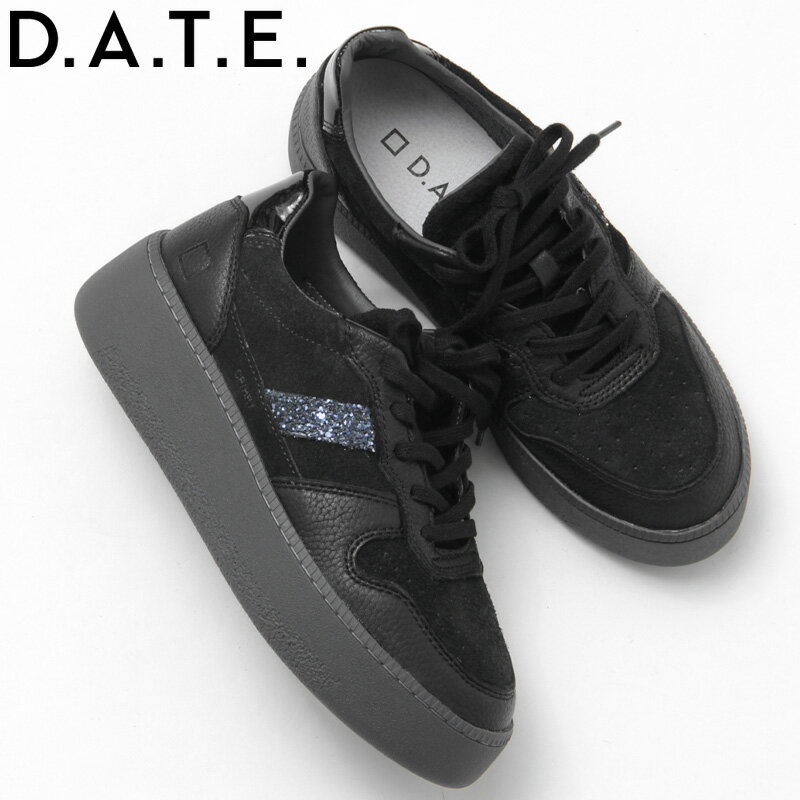 �ڥ����ݥ�ۡ�30��OFF�ۡ������ʡۥǥ��� ���ˡ����� D.A.T.E. COURT PLATFORM �������å� �����ƥ� �ܳ� �쥶�� �졼�����å� BL...